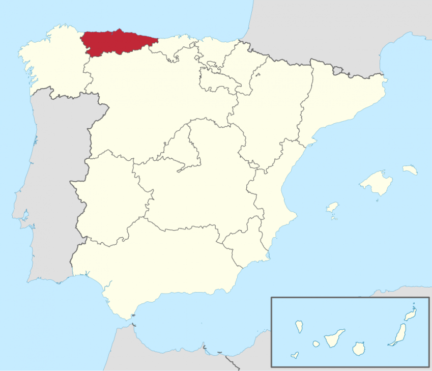 mapa asturias