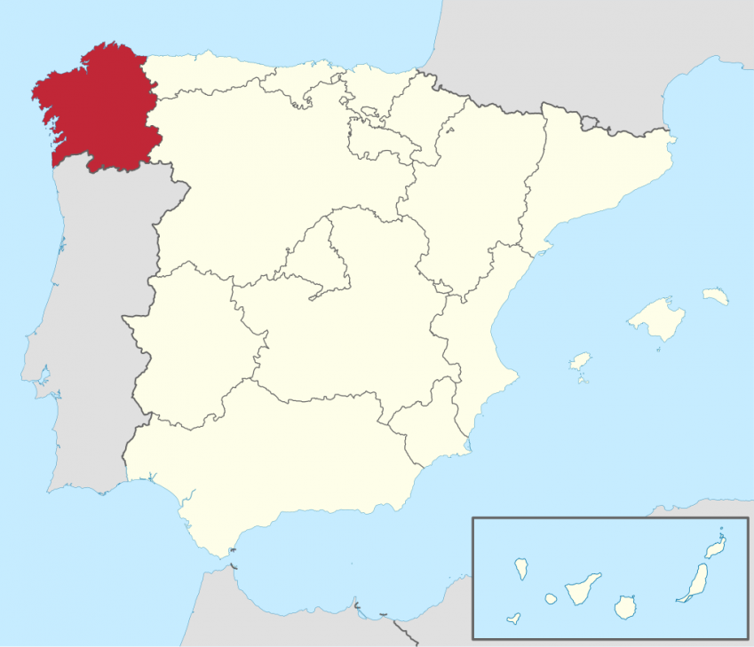 mapa galicia